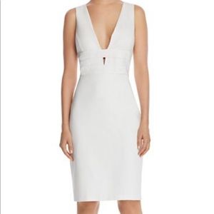 Laundry by Shelli Segal plunging cocktail dress